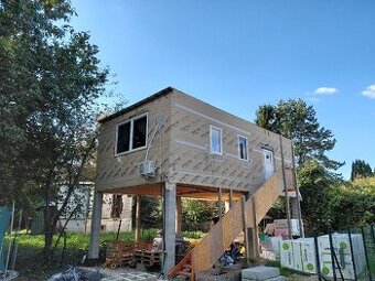 Drevostavba pri ramene Dunaja – Bodíky, 50 m²