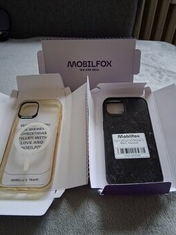 MOBILFOX obal kryt 1+1 zadarmo Apple iPhone 13 Black Grunge