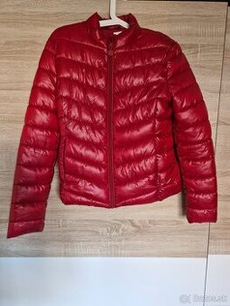 Dámska červená tepla bunda