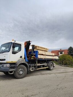 Autodoprava s hydraulickou rukou,dovoz sypkeho materiálu