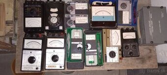 Analógové meracie prístroje ( voltmetre, RLC, magnetizmu