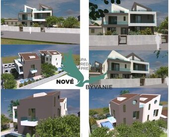 Chorvátsko - Novostavba domov len 100m od pláže Jadro