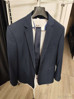 Pánsky tmavomodrý oblek - 52