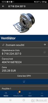 Predám nový ventilátor do plynového kotla Buderus GB 072