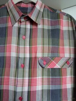 Pánska károvaná košeľa