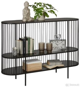 Štýlový kovový konzolový stolík