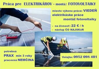 ELEKTRIKÁR - FOTOVOLTAIKY vo VIEDNI