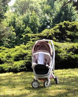 Ružový športový kočík Greentom Reversible Blossom, 57 E