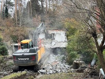 búracie demolačné práce, drvenie stavebného odpadu