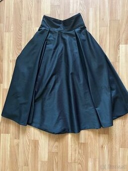 Chantall midi čierna sukňa 34 (XS)