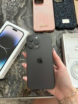Predám iPhone 14 Pro Max 256 GB — Black Titanium
