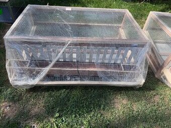 2x klietka pre prepeličky, 1x výlet pre holuby Sputnik - 1
