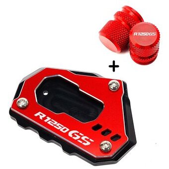 Patka, rozšíření stojánku BMW R1250GS Adv červené