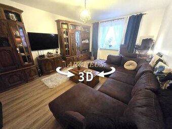 3 IZBOVÝ BYT , 80 m2 -  HÚSKOVA - SÍDLISKO KVP - DOHODA 