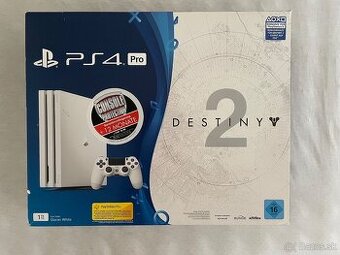 Playstation 4 Pro 1TB Glacier White + Destiny 2