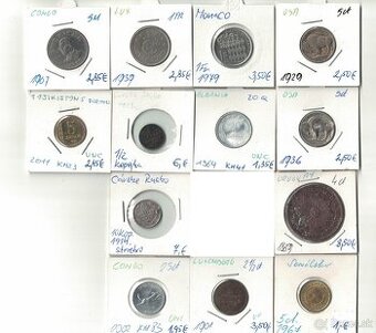 Zbierka mincí - SŠ a svet - Poľsko, Fínsko, Švédsko, slov.št