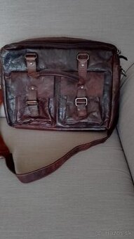 Starožitná Kožená taška pravá koža