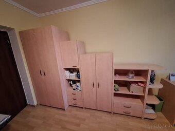 Detský nábytok, skriňová zostava + pisací stôl