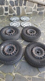 Zimné pneumatiky 15" na plechových diskoch Fiat Tipo