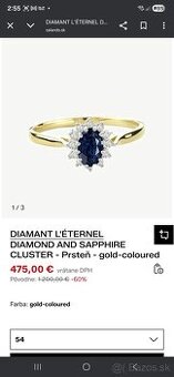 Zlaty prsten s kamenom