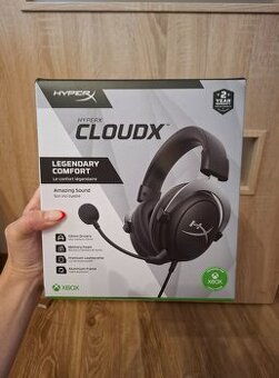 Slúchadla Hyperx Cloudx