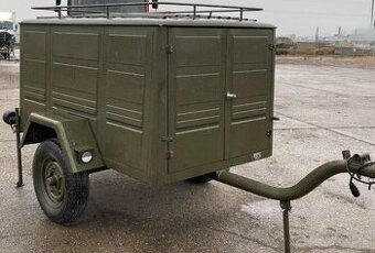 Predám vojenský hasičský prívesný vozik