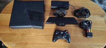 Xbox 360 slim 500gb+kinect+hry