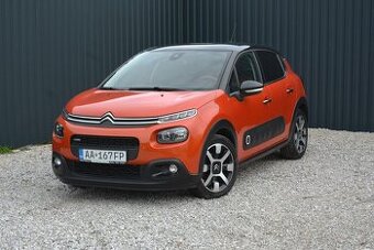 Citroen C3 1.20 PureTech, SR voz, TOP stav, TOP výbava