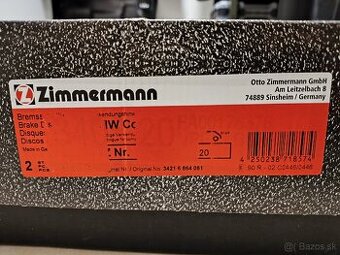Brzdové kotúče Zimmermann