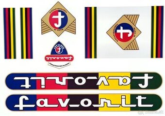 Predám nálepky Favorit a Eska