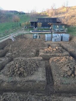 Vykopove prace minibagrom 2t