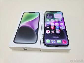 Predám Apple iPhone 14 128gb MIDNIGHT BATERKA 100%