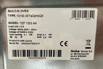 Vstavaná teplovzdušná rúra