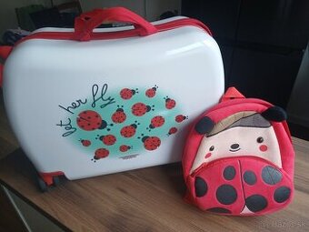 Detský kufor - odrážadlo a malý batoh