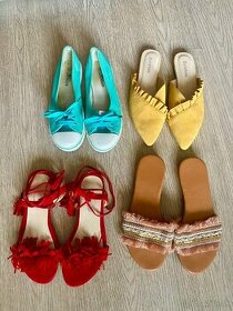 Dámske topánky- sandále, šľapky