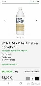 Tmel na parkety - Bona Mix&Fill