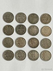 Strieborne mince Ruskej ríše, Mikuláš II - 15 Kopejky