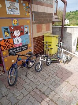 Kolobežka, odrážadlo, bicykel