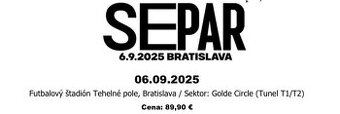 Separ tehelne pole