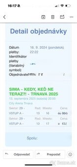 Sima 13.9.2025