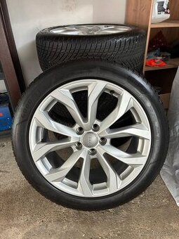 Originál Alu disky Audi R18 8Jx18 ET39 245/45 + zimné pneu