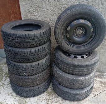 Letné Michelin + Matador 195/65 R15, zimné Michelin+ Paxaro
