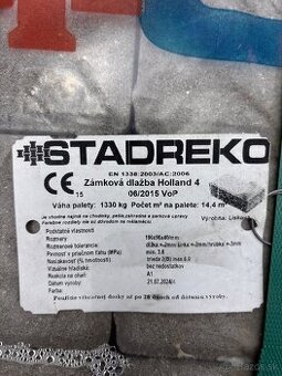 Zámková dlažba Stadreko Holland 4 cm sivá