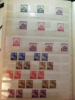 Protektorát Čechy a Morava - partia známok