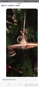 Starožitná vianočná ozdoba ľoď. - 1