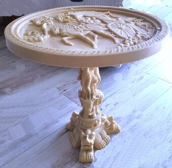 Alabastrový stolík interiér aj exteriér - 1