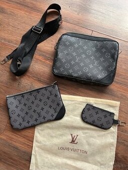 Lv trio louis vuitton messenger bag taska crossbody bag