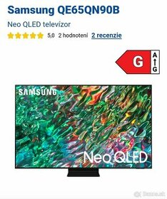 Samsung 65" 163cm Neo QLED qe65qn90b za 850€