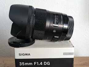 Sigma 35/1.4 DG HSM ART bajonet Canon - predaný - 1