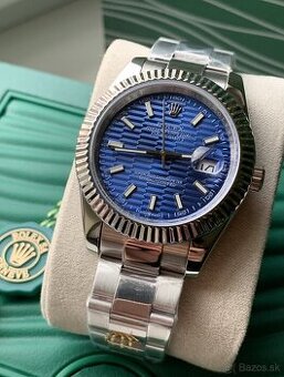 Rolex Datejust Blue Motif, Nové, 40mm